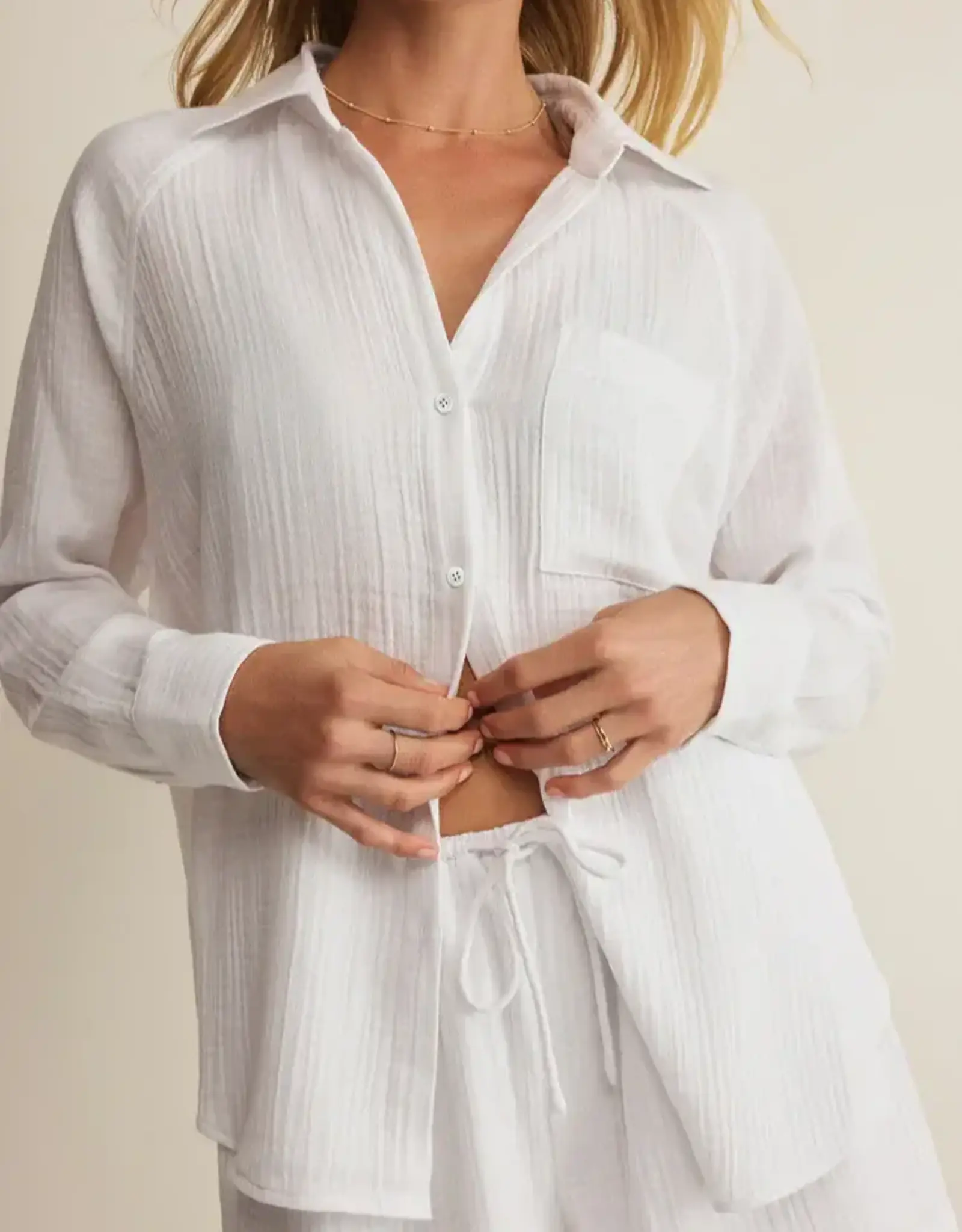 Z Supply  Perfect Airy Gauze Top