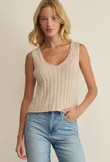 Z Supply Acadia Sweater Tank Coconut