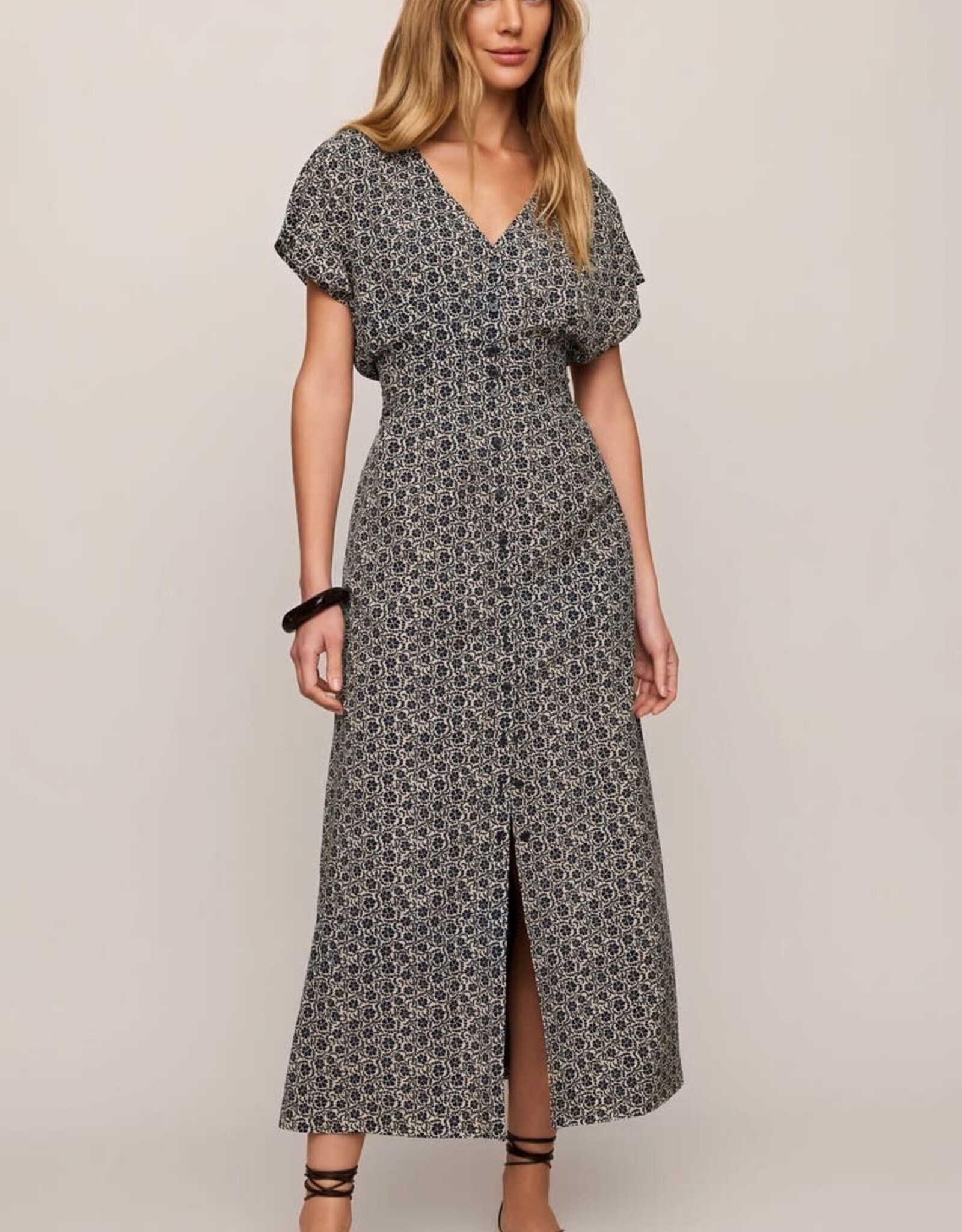 Z Supply  Sanna Iris Floral Midi Dress