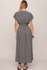 Z Supply  Sanna Iris Floral Midi Dress