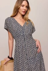Z Supply  Sanna Iris Floral Midi Dress
