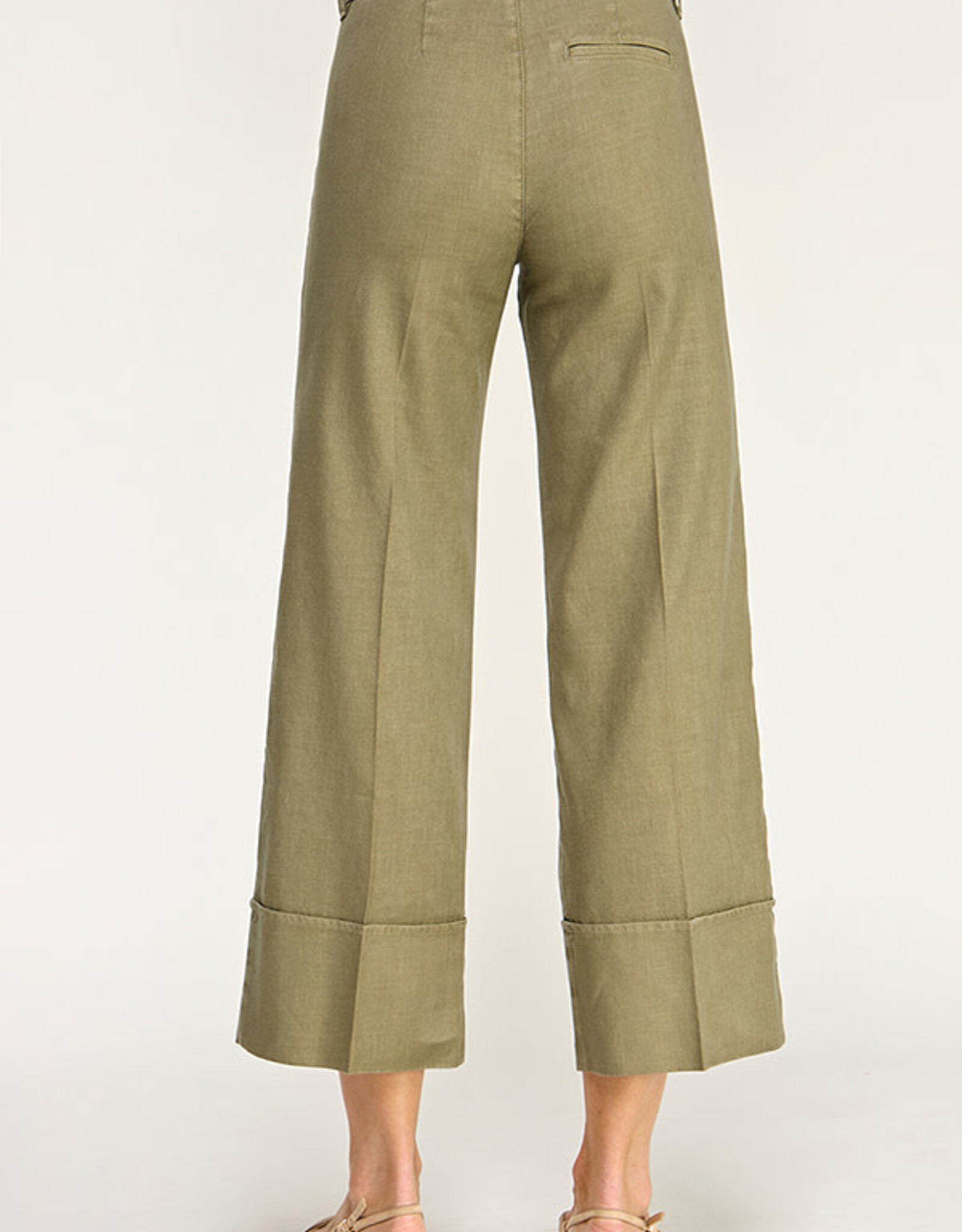 Level 99  Lauren Cuffed Trouser Willow