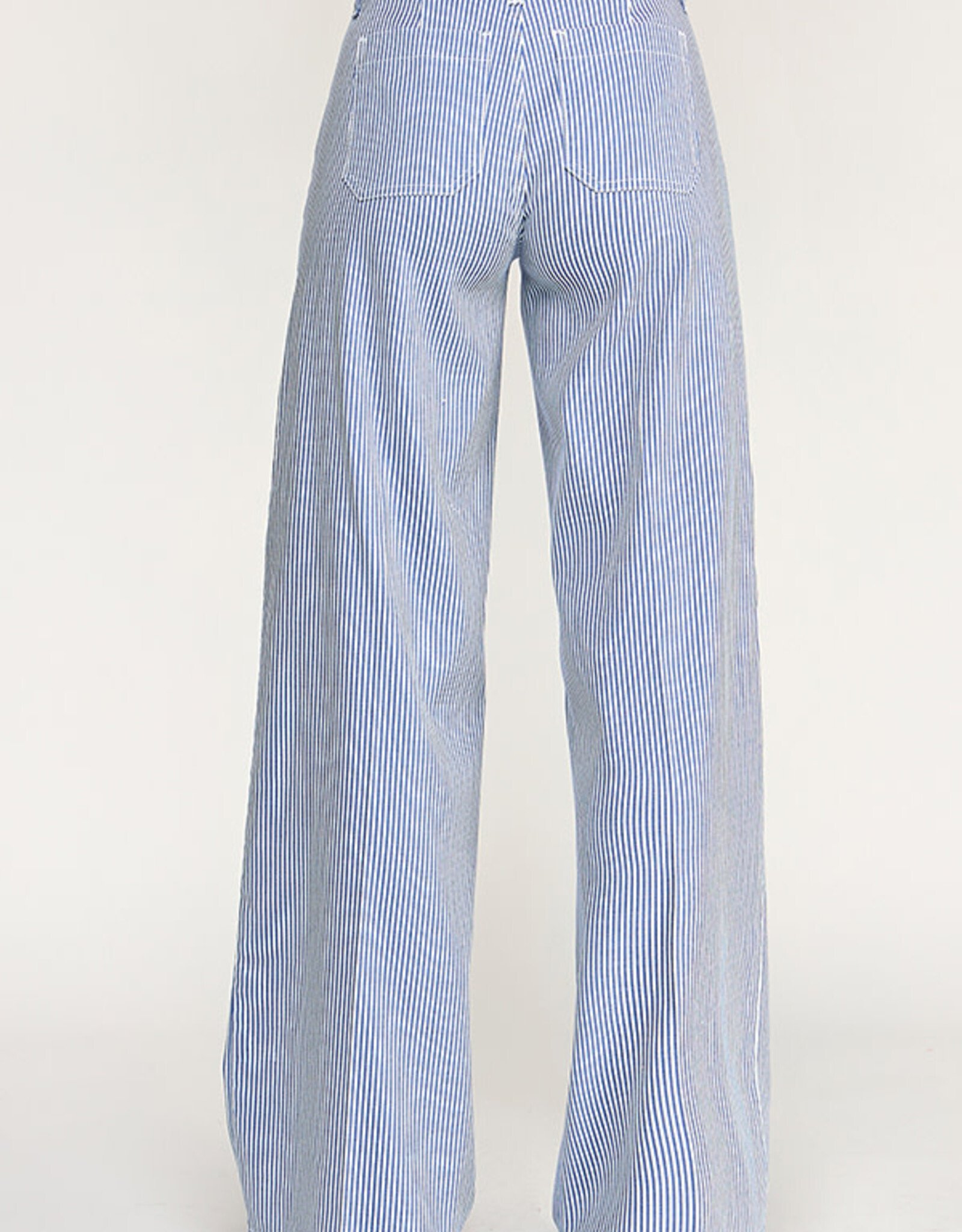 Level 99  Hampton Wide Leg Trouser Stripe
