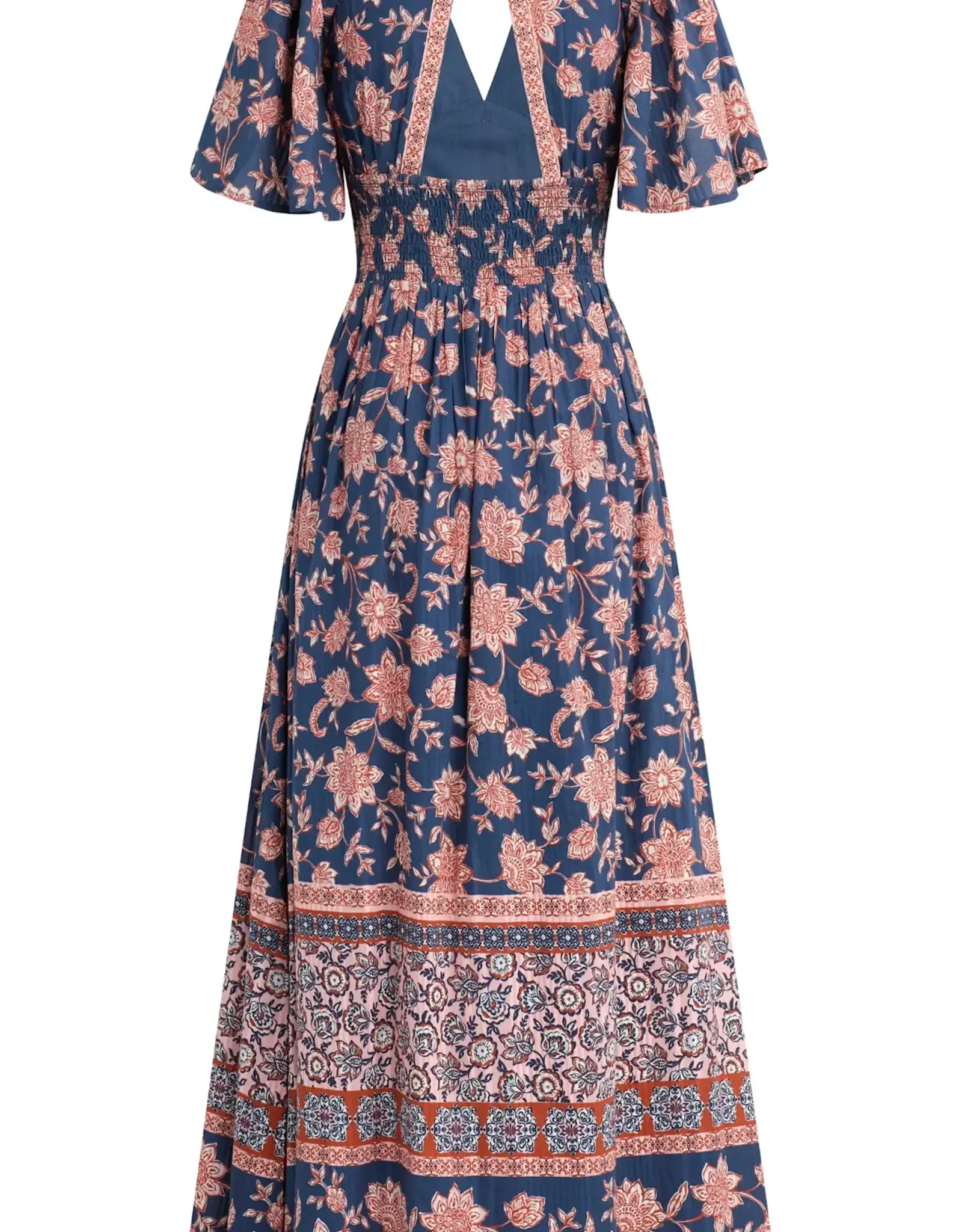 Bila 77  Piazza Maxi Dress Blue Iris