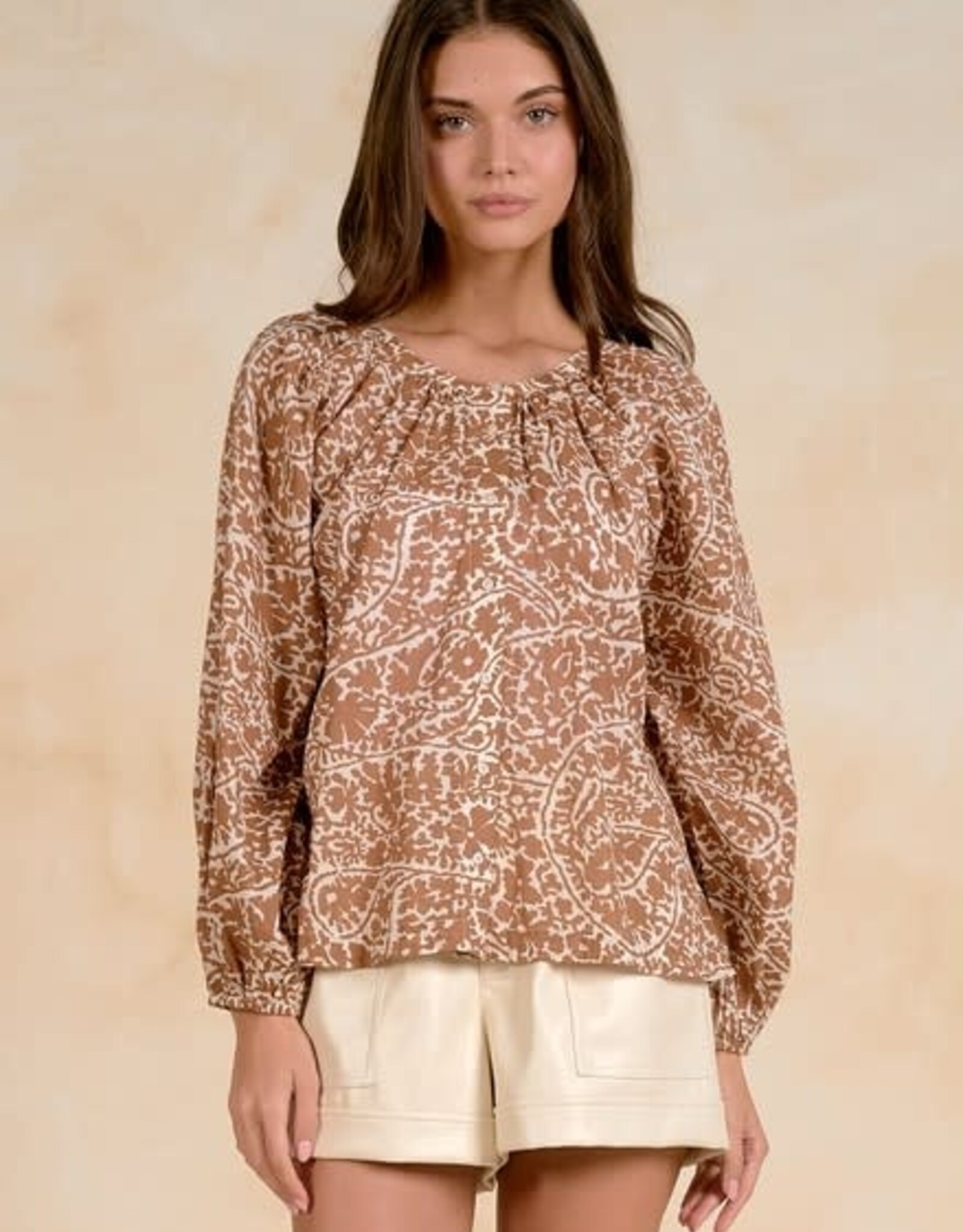 Nomadia Long Sleeve Top Tan