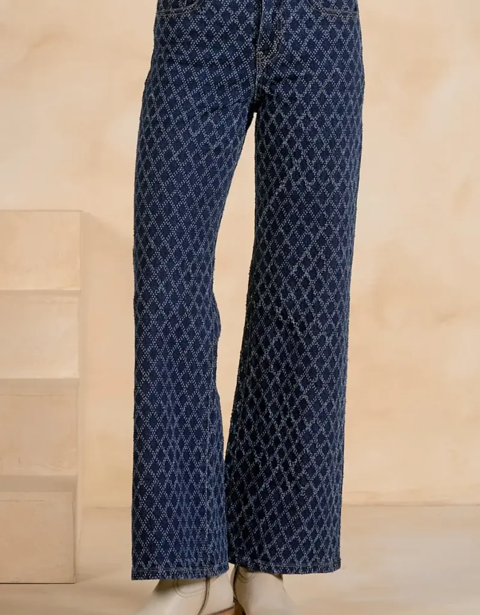Wide Leg Jeans Denim Diamond