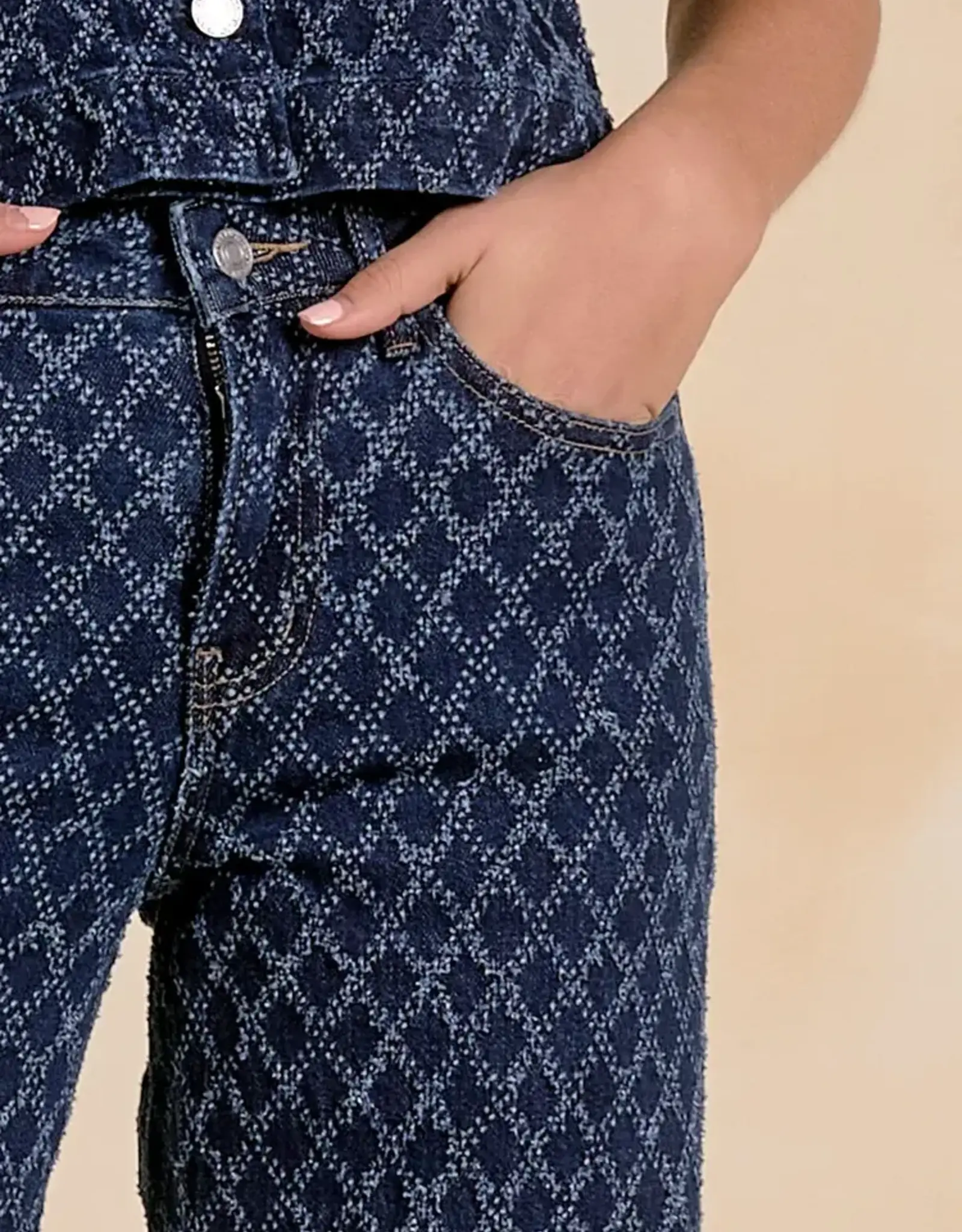 Wide Leg Jeans Denim Diamond
