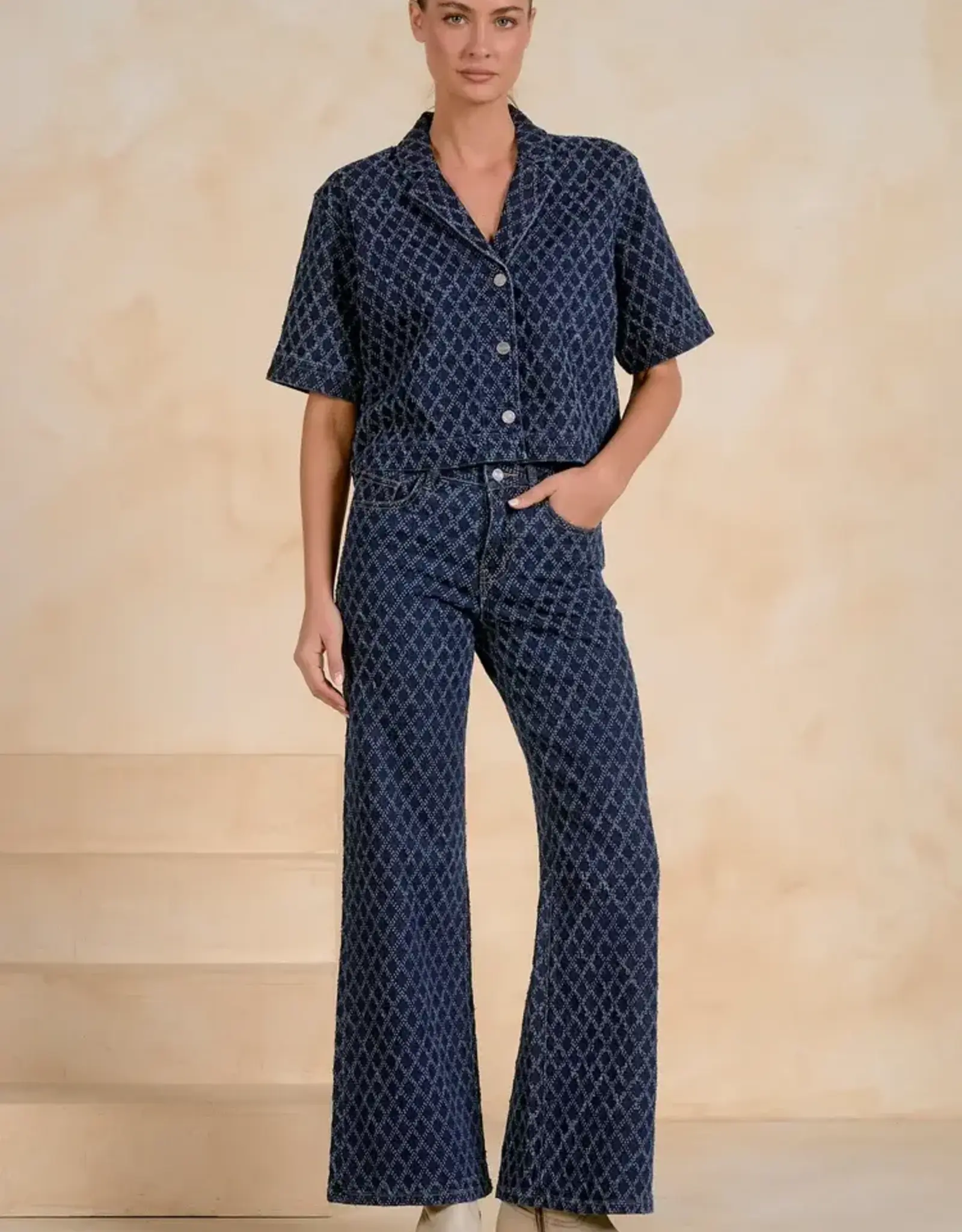 Wide Leg Jeans Denim Diamond