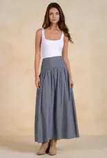 Maxi Skirt Navy Stripe