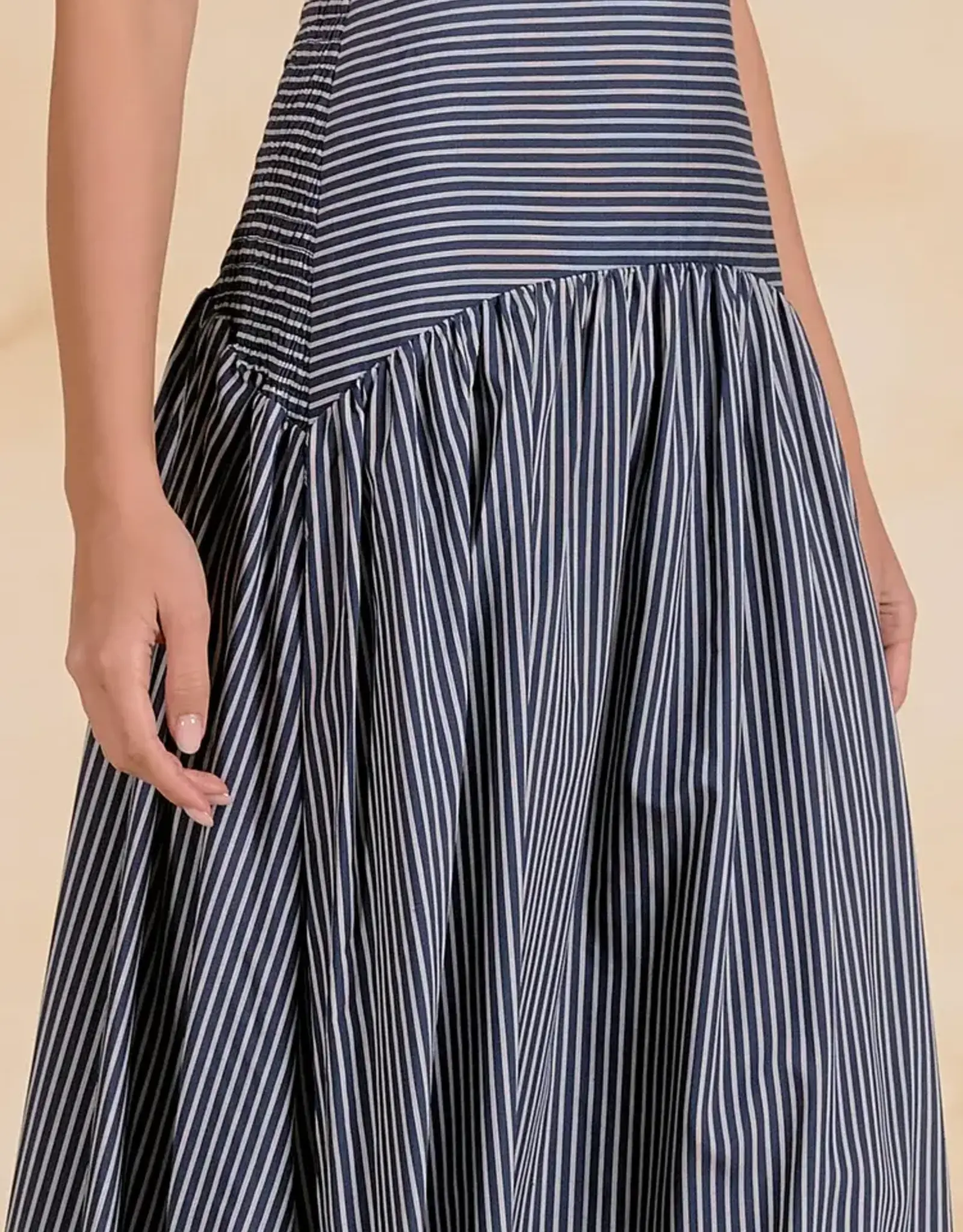 Maxi Skirt Navy Stripe