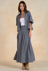 Maxi Skirt Navy Stripe