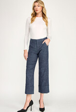 Level 99  Lauren Cuff Trouser Stargazer Ozone