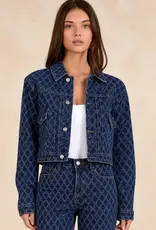 Jean Jacket Denim Diamond