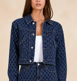 Jean Jacket Denim Diamond
