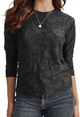 Splendid  Cecelia Long Sleeve Floral Tee