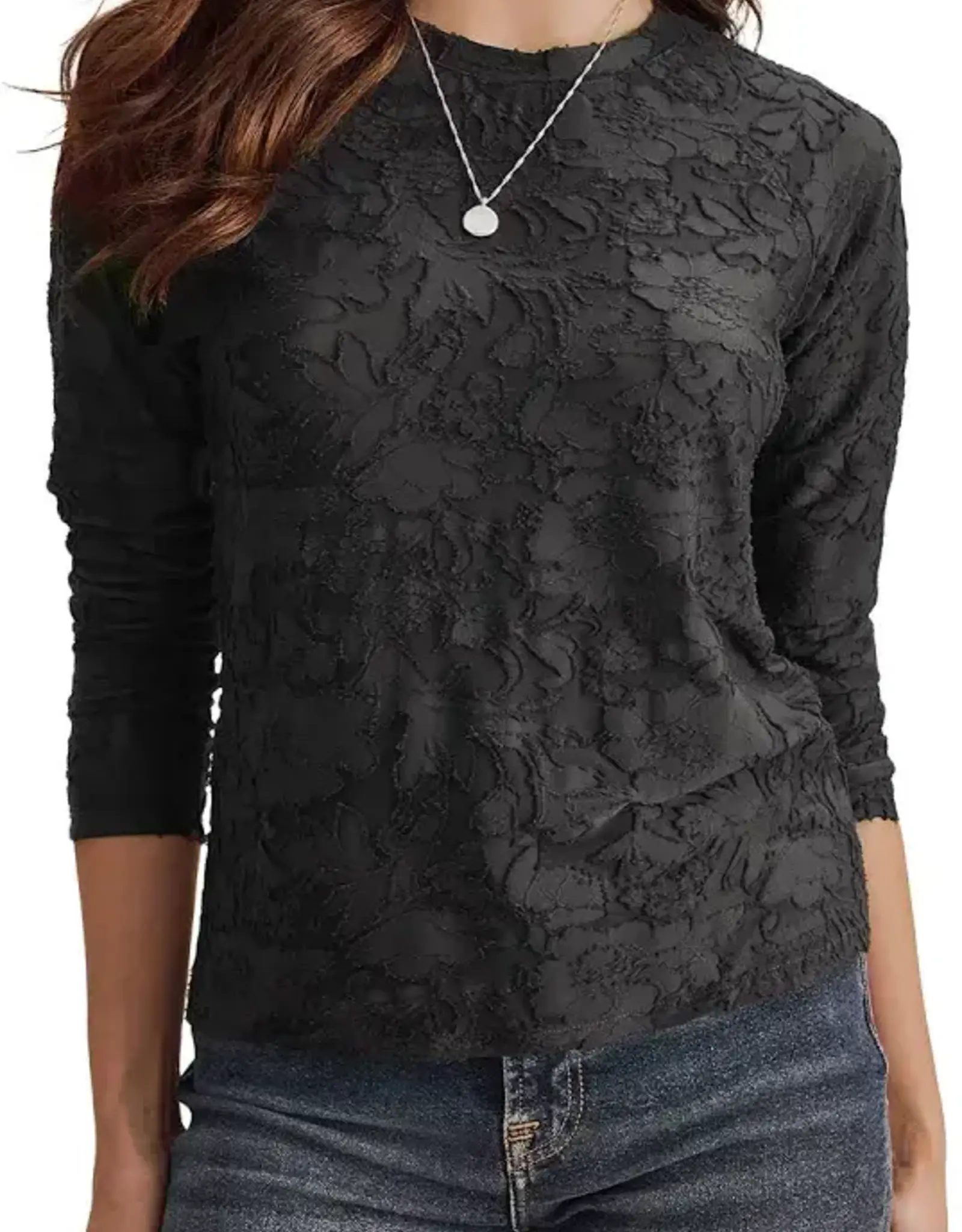 Splendid  Cecelia Long Sleeve Floral Tee