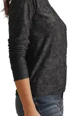 Splendid  Cecelia Long Sleeve Floral Tee