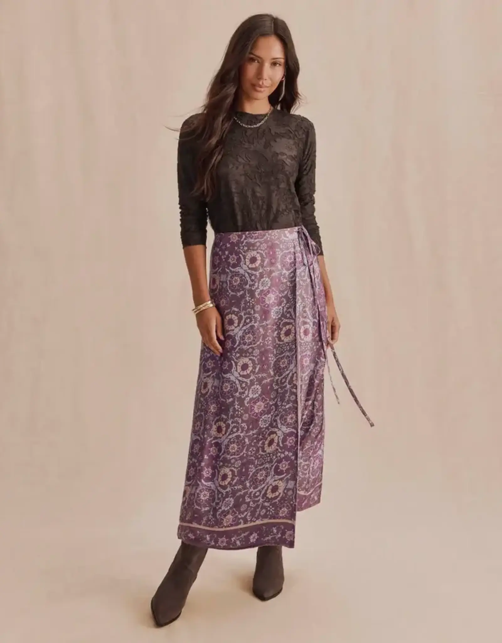 Splendid  Cecelia Long Sleeve Floral Tee