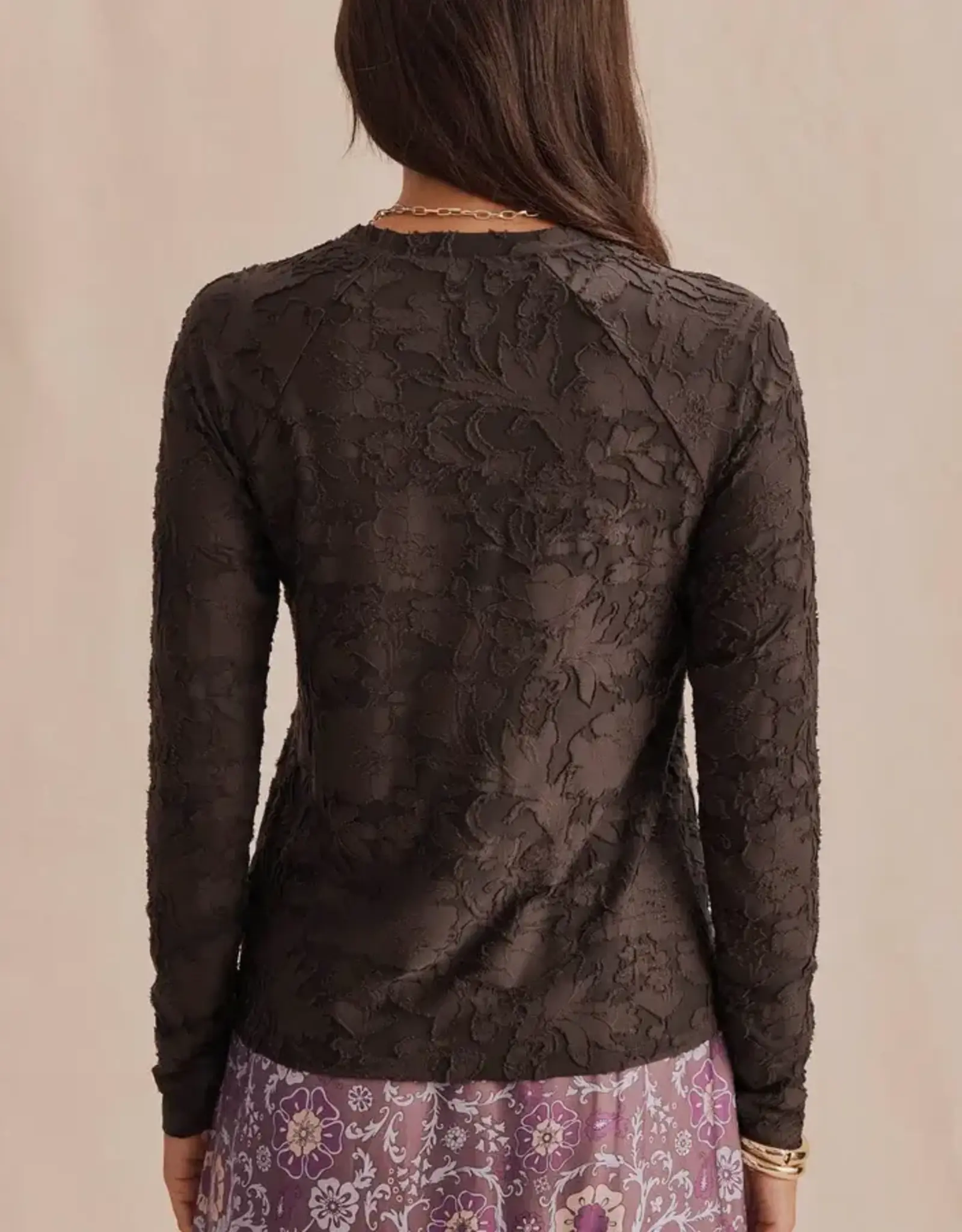 Splendid  Cecelia Long Sleeve Floral Tee