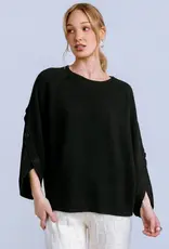Kerisma Knits  Melody Button Sleeve Top