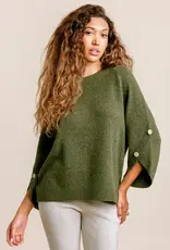 Kerisma Knits  Melody Button Sleeve Top
