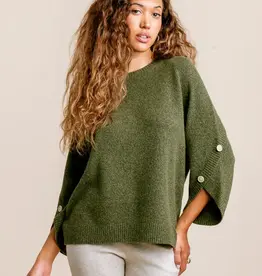 Kerisma Knits Melody Button Sleeve Top