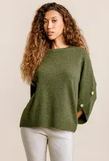 Kerisma Knits  Melody Button Sleeve Top