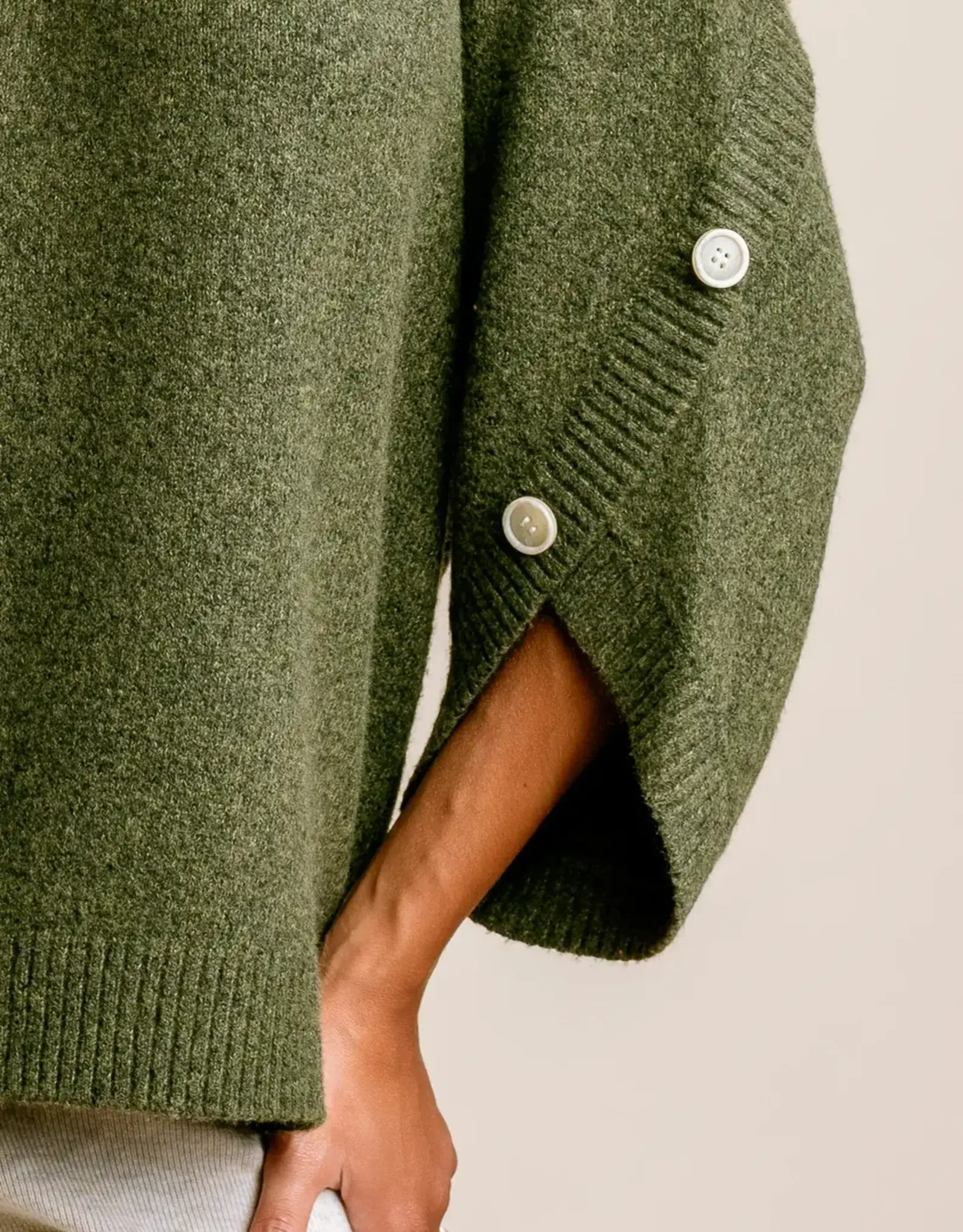 Kerisma Knits  Melody Button Sleeve Top