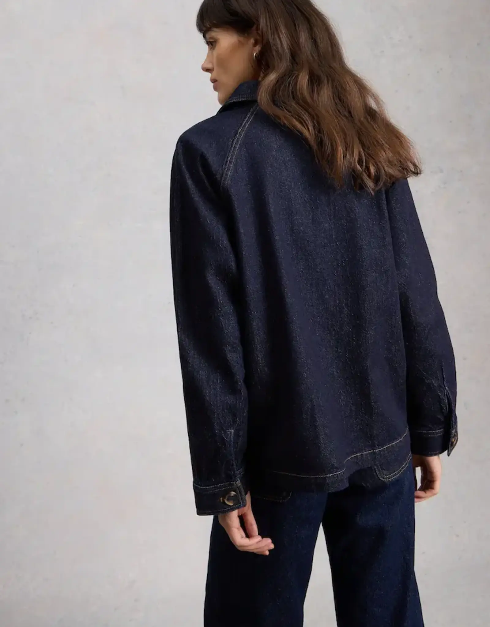 White Stuff Eden Jacket Dark Denim