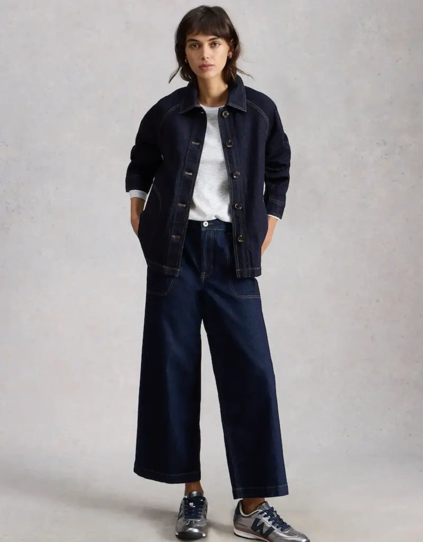 White Stuff Eden Jacket Dark Denim
