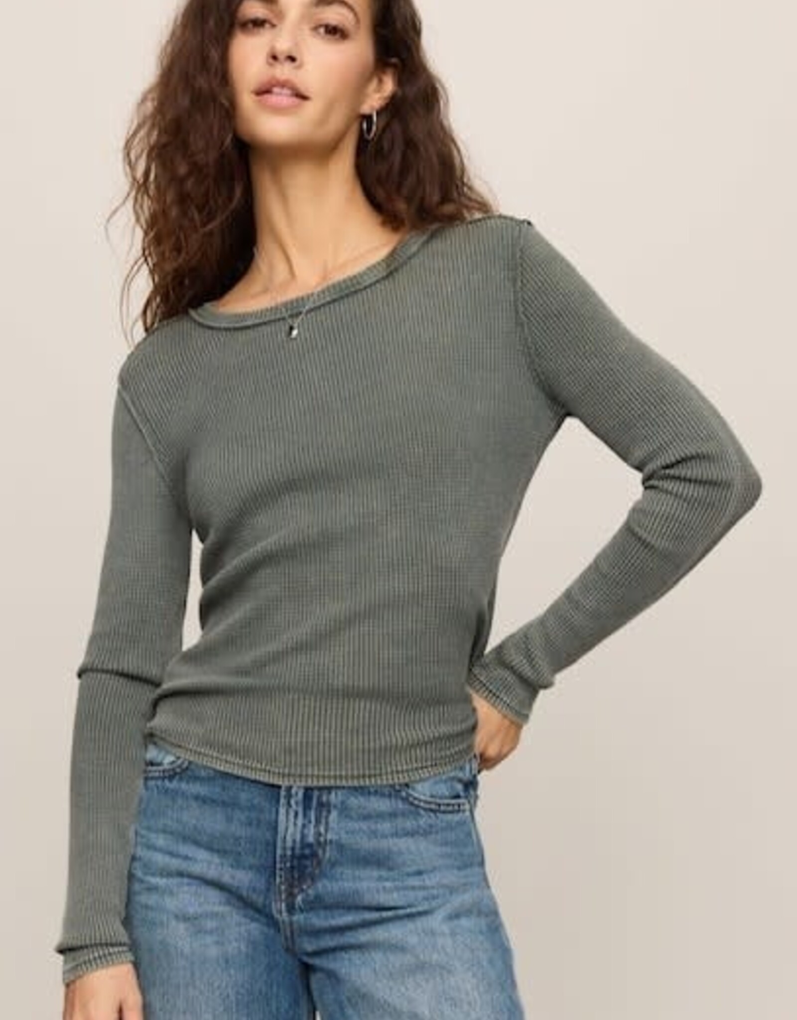 Z Supply  Arlet Mini Thermal Long Sleeve Top