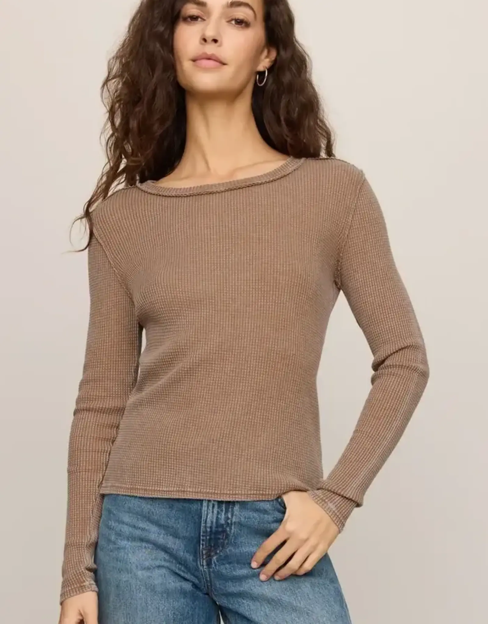 Z Supply  Arlet Mini Thermal Long Sleeve Top