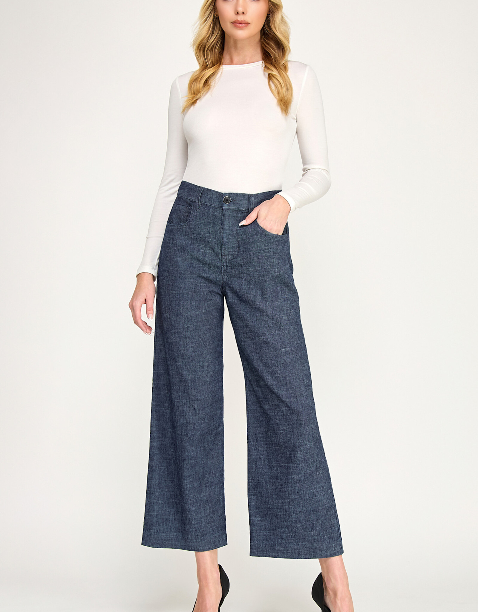 Level 99 Anabelle Crop Pants Stargazer Ozone