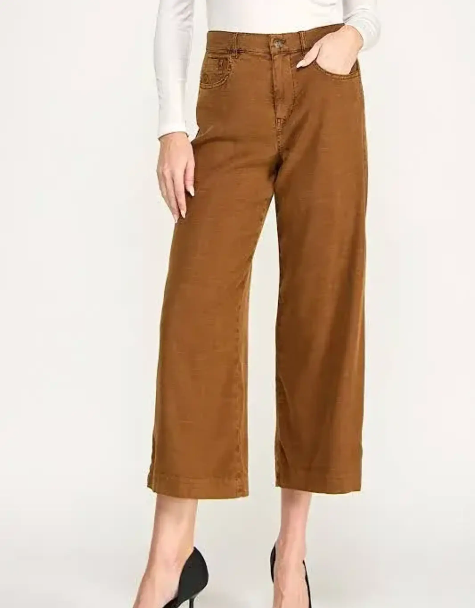Level 99  Anabelle Crop Pants Caramel