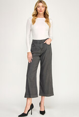 Level 99  Anabelle Crop Pants Smokey Grey