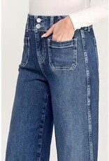 Level 99  Harper Wide Leg Jeans Baja