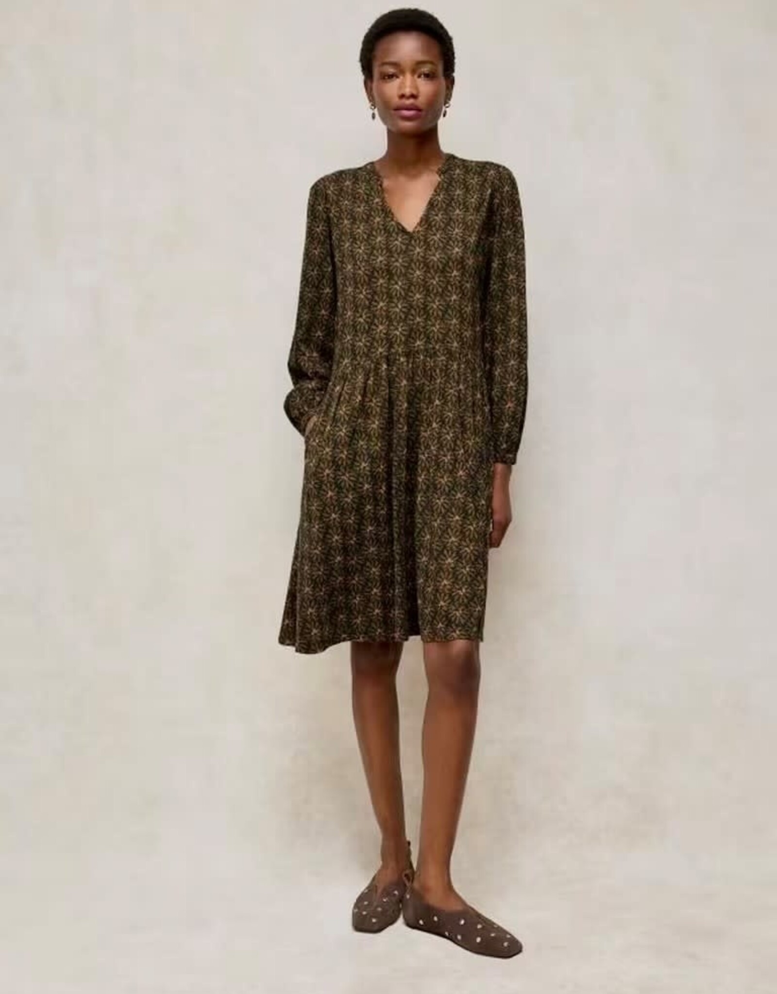 White Stuff  Lola Short Dress Olive