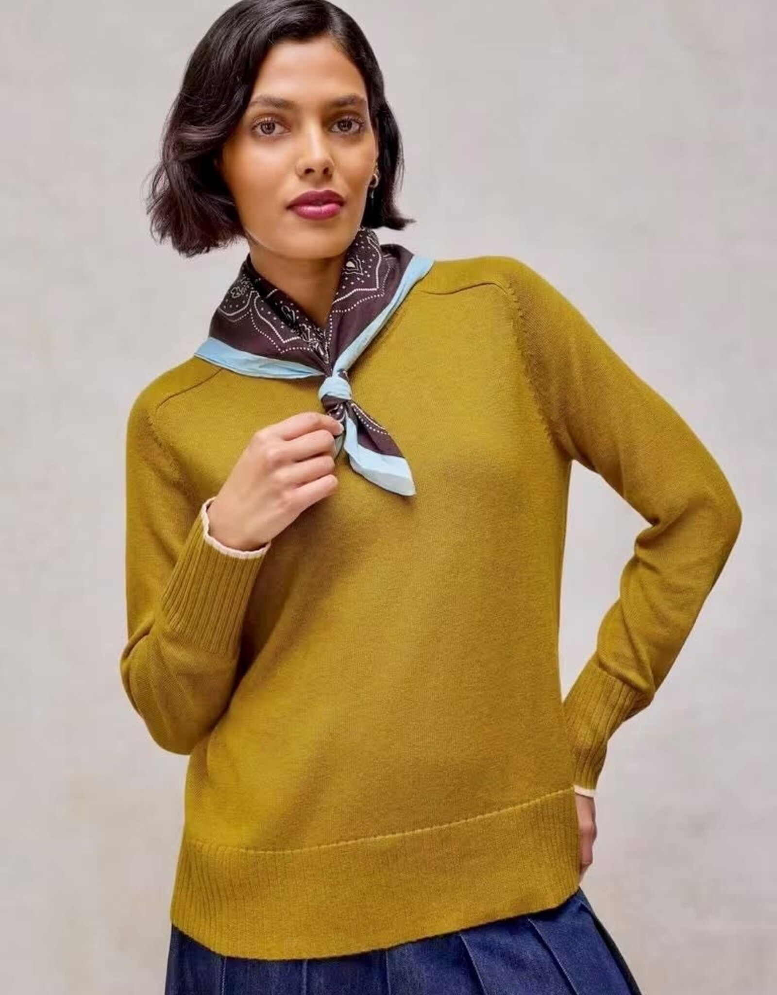 White Stuff  Sienna Sweater Chartreuse