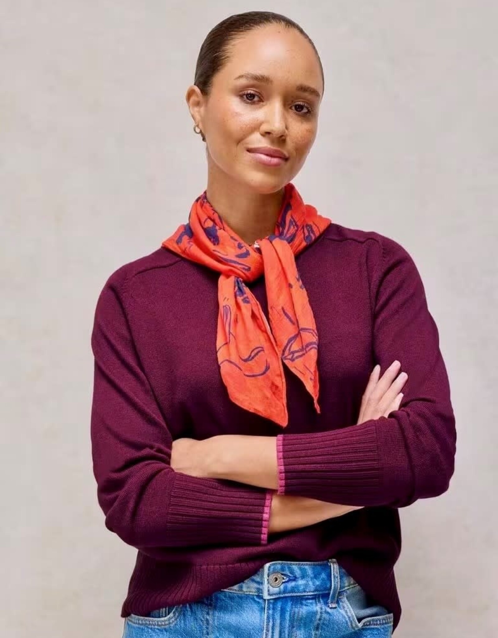 White Stuff  Sienna Sweater Plum