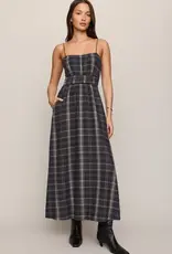Z Supply Evermore Plaid Midi Dress