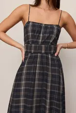 Z Supply Evermore Plaid Midi Dress