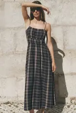 Z Supply Evermore Plaid Midi Dress