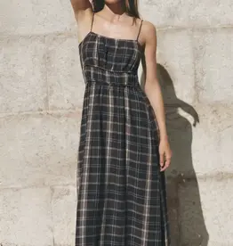 Z Supply Evermore Plaid Midi Dress
