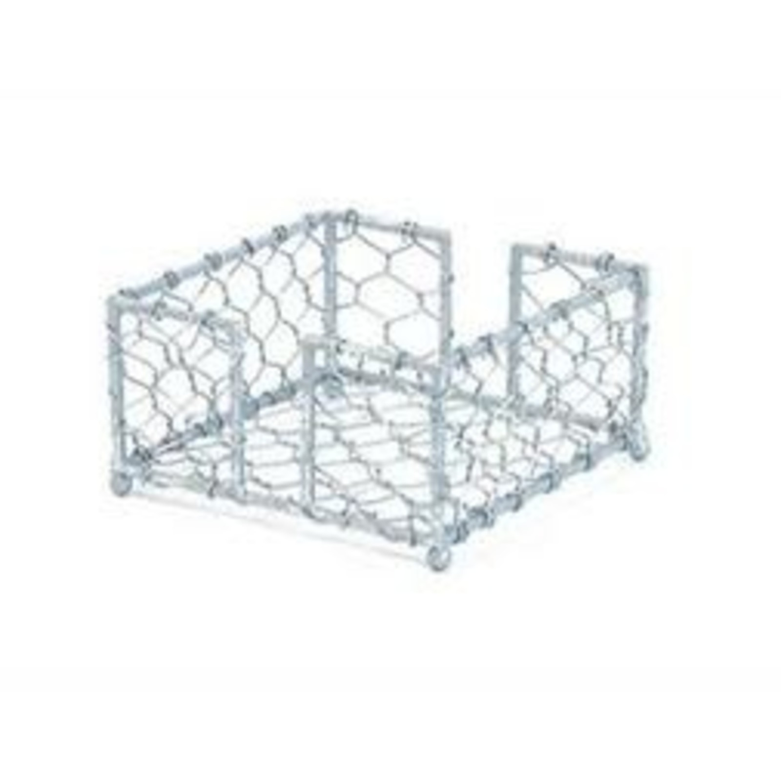 Boston International Chicken Wire/Cocktail Silver Foil Caddy loading=