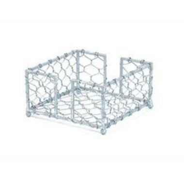 Boston International Chicken Wire/Cocktail Silver Foil Caddy