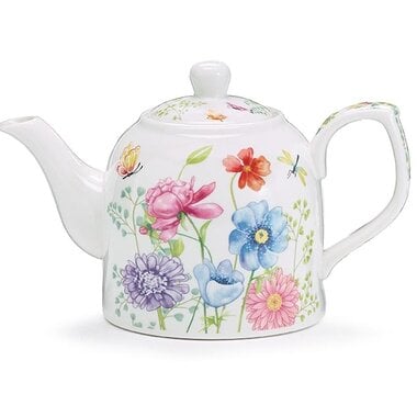 Burton + Burton TEAPOT MIXED BLOOMS WITH GREENERY  9735440