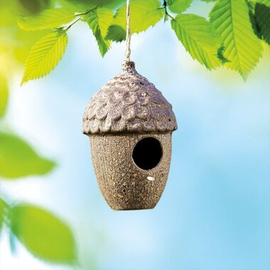 SPI Ceramic Pinecone Bird House  93013