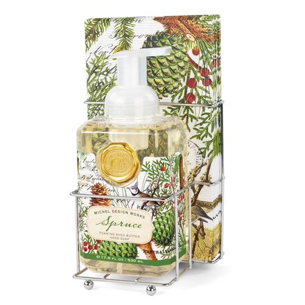 Michel Design Works Spruce Foaming Hand Soap Napkin Set   DSP257