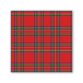 Michel Design Works Tartan Cocktail Napkin  NAP348