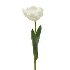 Meravic RUFFLE TULIP 4"X22" White   M9750WH